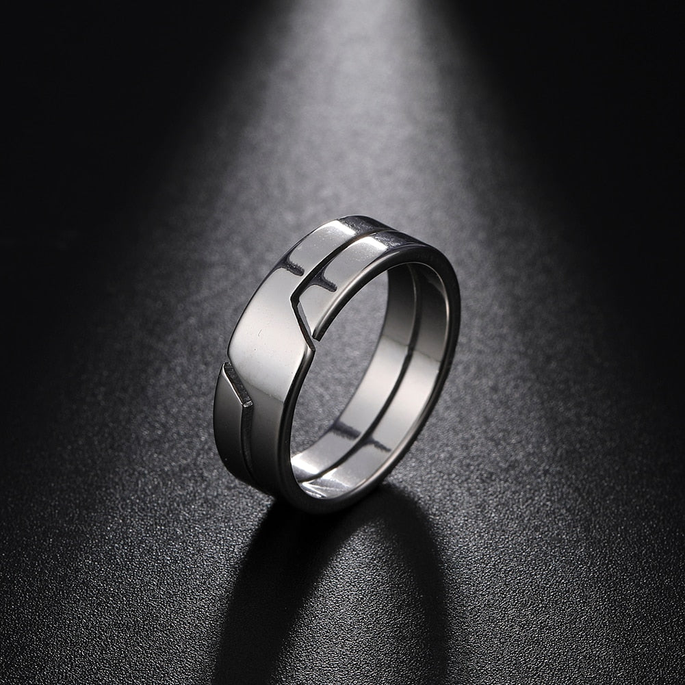 Solid jewelry Stainless Steel Rings